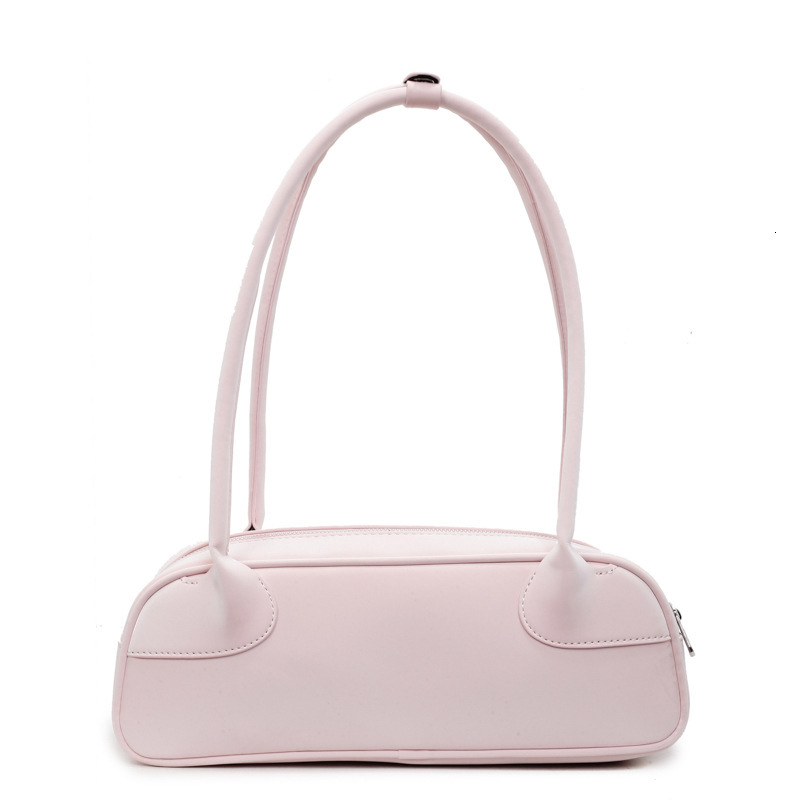Luxury Bag Free Shipping For Designers French Niche Bowling Baguette Bag For Women 2025 Spring Summer New Simple Fashion Underarm Shoulder Bag Handbag