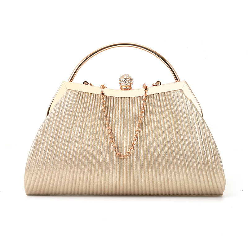 Free Shipping 2025 New Designer Bag Folding Women's Diamond Evening Dress Handbag Fashion High Quality Shopping Bag
