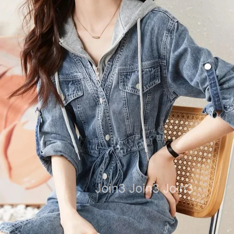 Dresses for Women Splicing Korean Fashion Midi Woman Long Sleeve Dress Cheap Casual One-piece Elegant Luxury 2025 Party A Line X