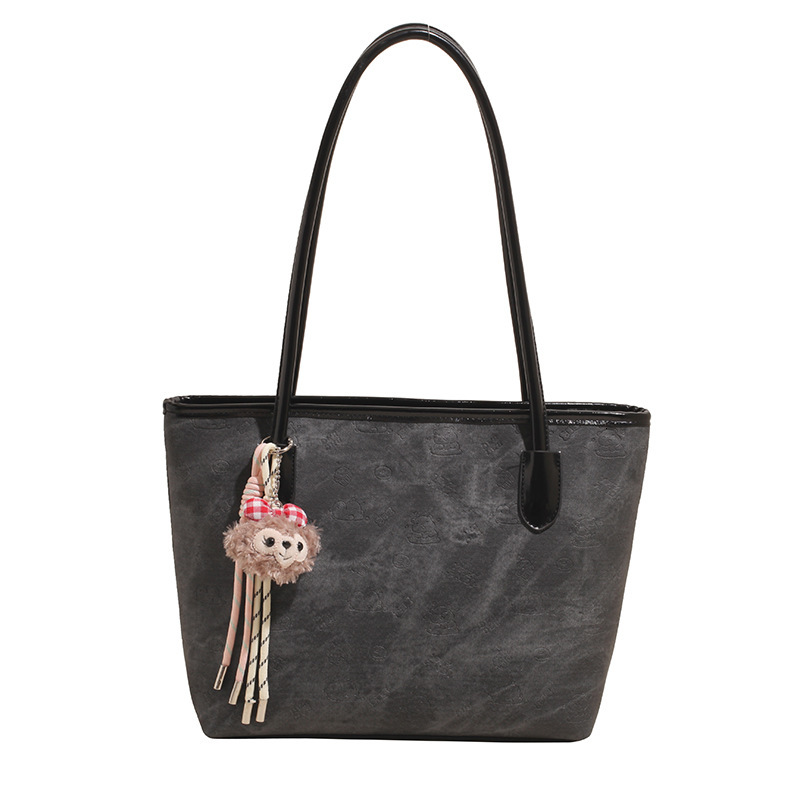 Free shipping designer Trendy Large Capacity Tote Bag for Women 2025 New Versatile Color-Block Student Class Commuter Shoulder Bag Underarm Bag