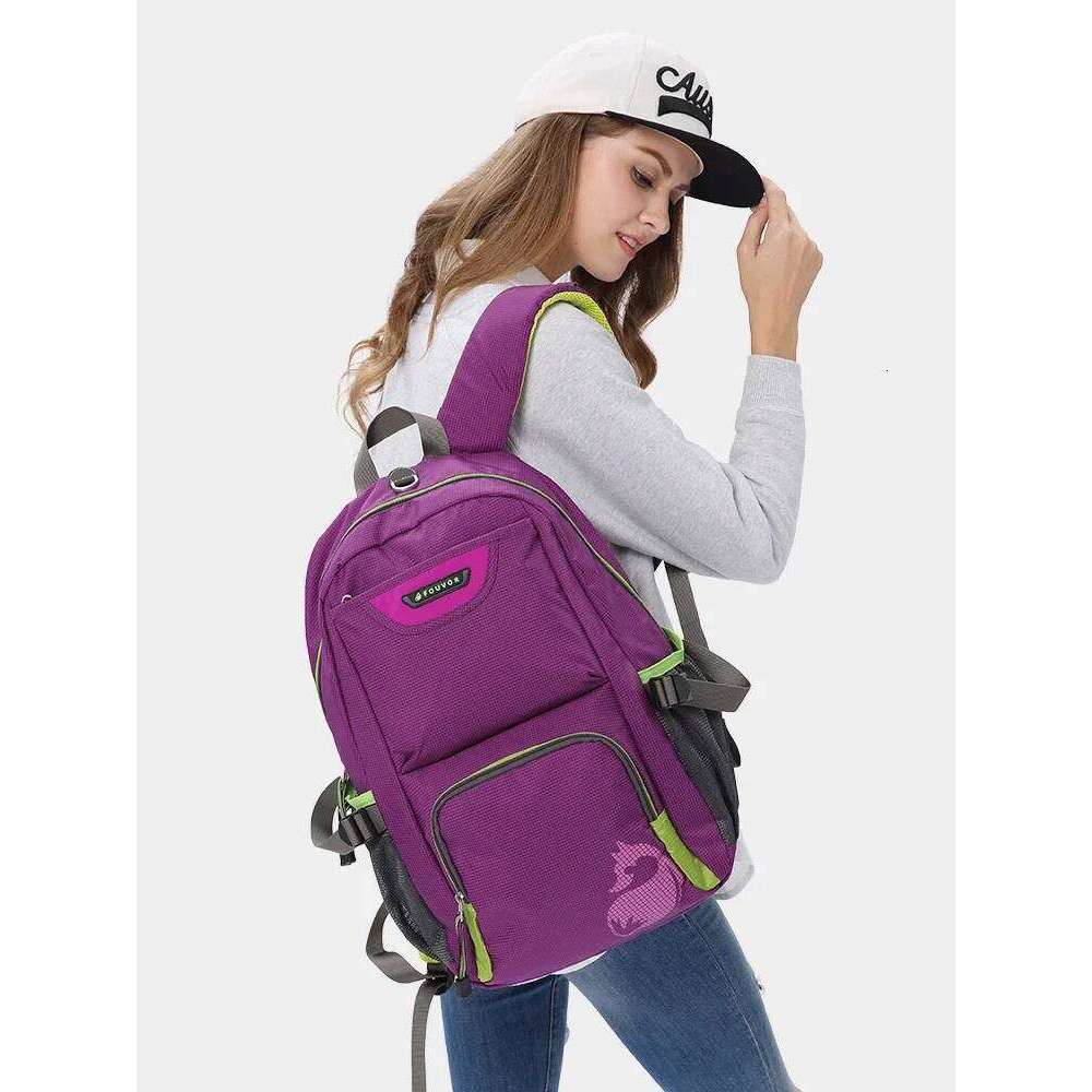 Fouvor Women's Sports 2025 Large Fashion Casual Backpack Travel Laptop Bags Stylish Teenage Youth School Bag 2717-08