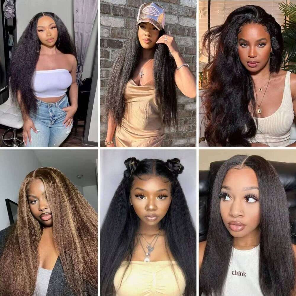 And Go Glueless Brazilian Straight Wig Human Hair Ready To Wear 6x4 5x5 Lace Closure Wigs Pre plucked