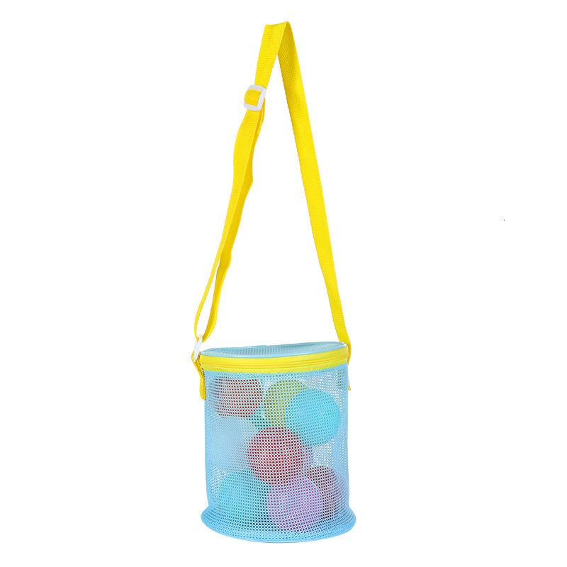 New Beach Children's Shell Outdoor Butterfly Dragonfly Shrimp Fishing Wild Picking Mesh Cylinder Storage Bag