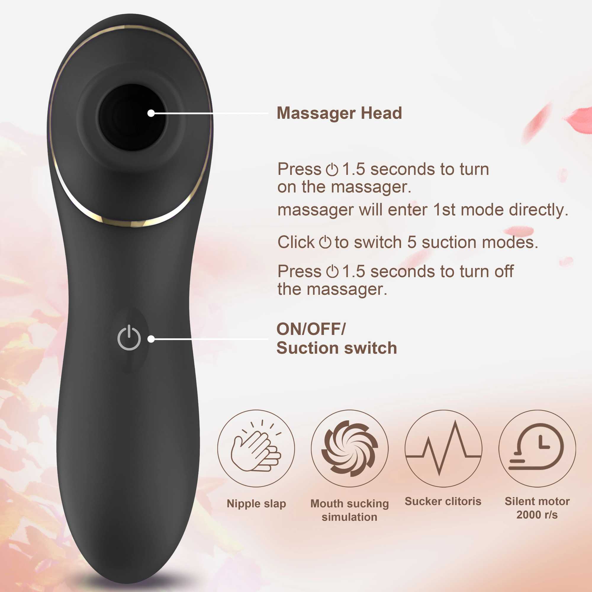 5 Modes Sucking Vibrator USB Rechargeable Couple Clitoral Stimulator Vagina Massager Sex Toys for Women Adult Products XJ250618