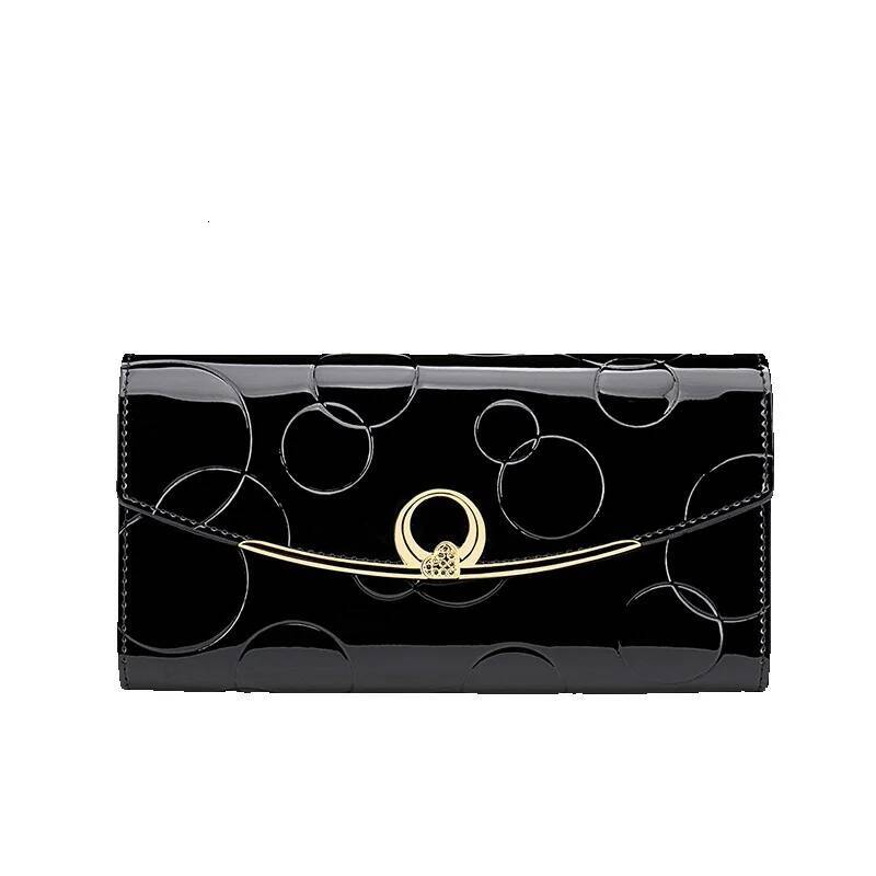 Free Shipping Designer Wholesale Women's Wallet Genuine Leather Long Large Capacity Multi-functional Simple Luxury Bag Elegant Women's Ticke