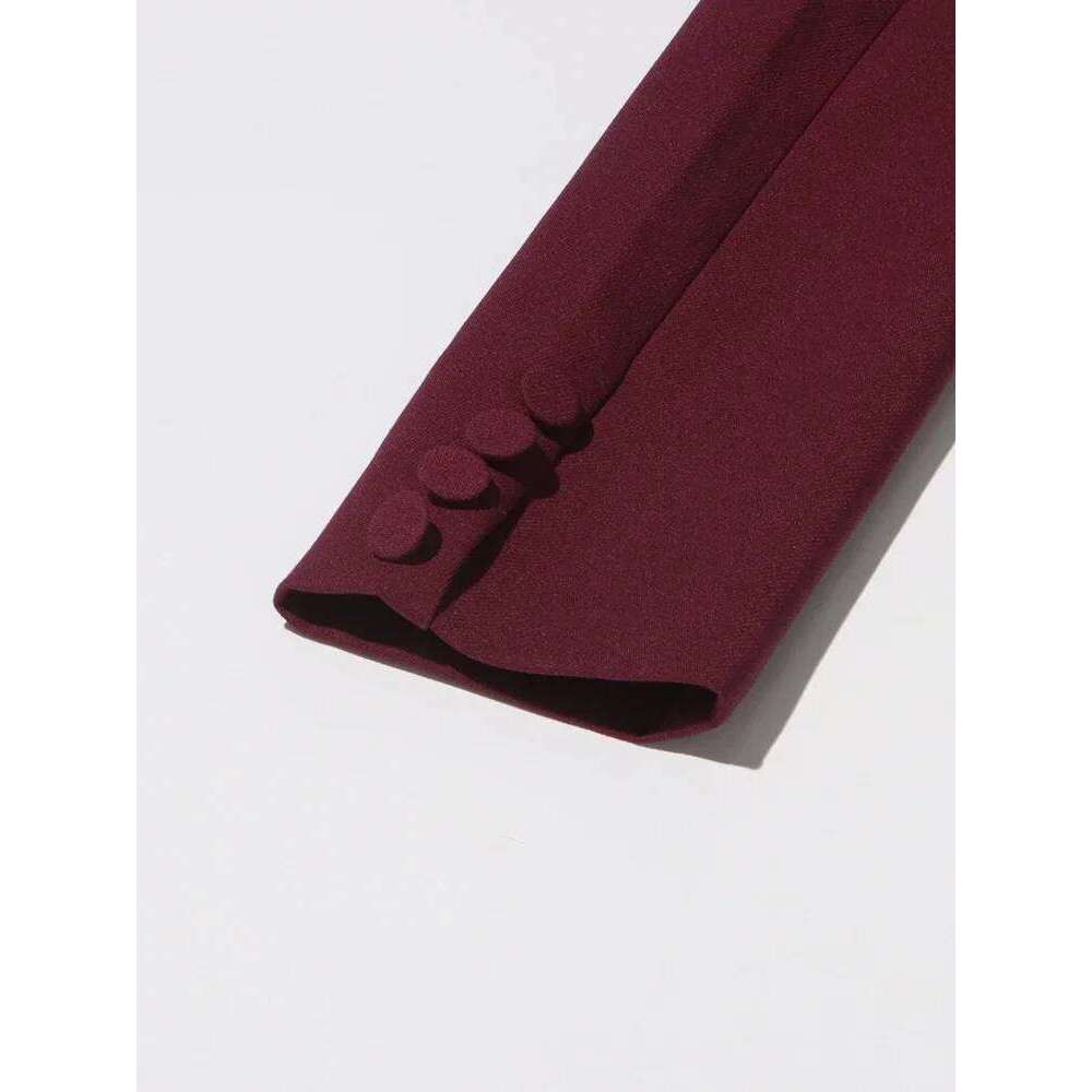 ROMISS Solid Spliced Pockets Irregular Jackets For Women Scarf Collar Long Sleeve Temperament Design Sense Coats Female Fashion