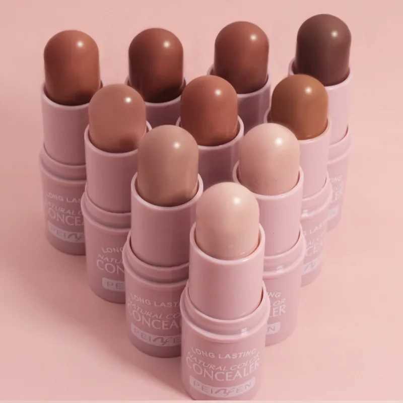Matte Face Concealer Foundation Bronzer Contouring Highlighter Shadow Silkworm Stick Full Coverage Spot Concealer Natural Makeup XJ250618