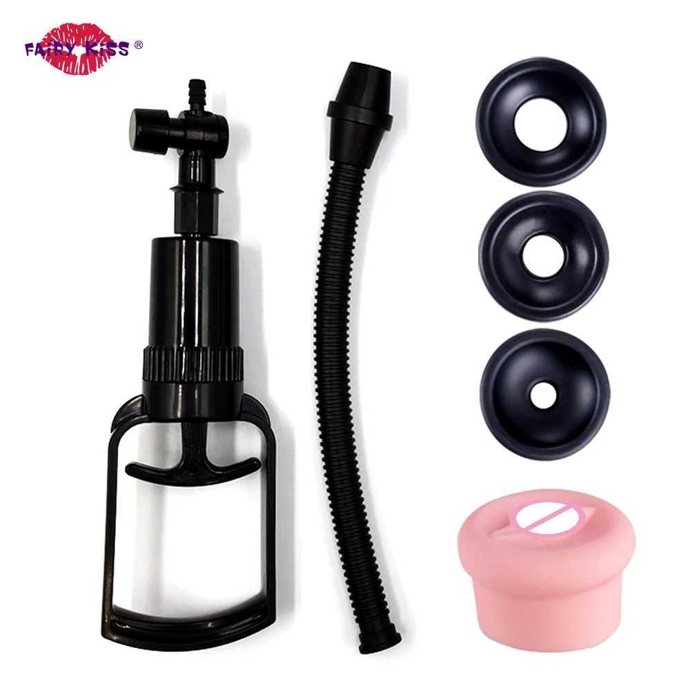 Accessories For Penis Pump Silicone Sleeve Sex Toys For Men Penis Extender Cover Penise Enlargement Vacuum Pump Replacement Ring W250618