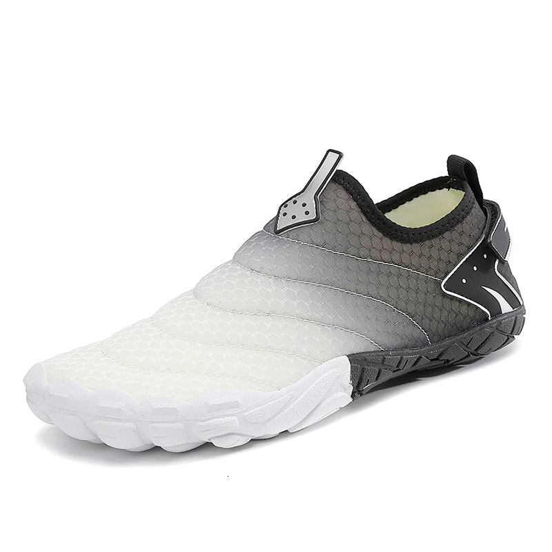 Men Women Five Finger Aqua Shoes Beach Barefoot Draining Shoes Upstream Quick-Drying Diving Footwear Anti-Slip Fishing Zapatos 250613