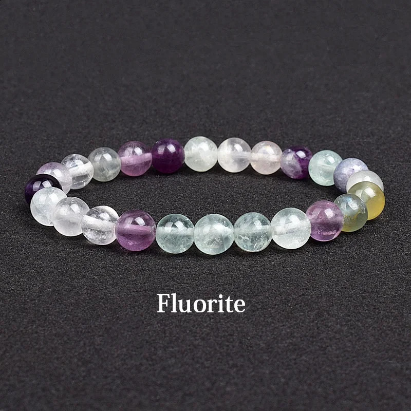 Genuine Natural Stone Bracelet Apatite Lapis Lazuli Agate Crystal Tiger Eye High Quality Gem Beads Homme Jewelry Bangle 250613