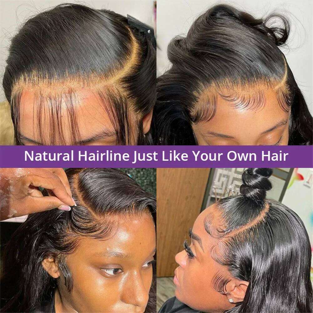 36 38Inch Body Wave Human Hair For Black Women Wear To Go Bleach Knots 4x6 5X5 Lace Closure Glueless Wigs