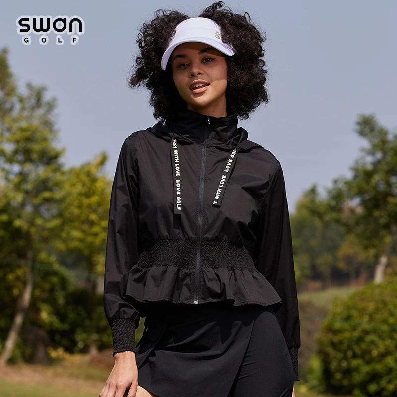 Love Golf Apparel Women Thin Breathable Sunscreen Coat Sports Long Sleeve Jacket Spring Summer Ladies Top 250617