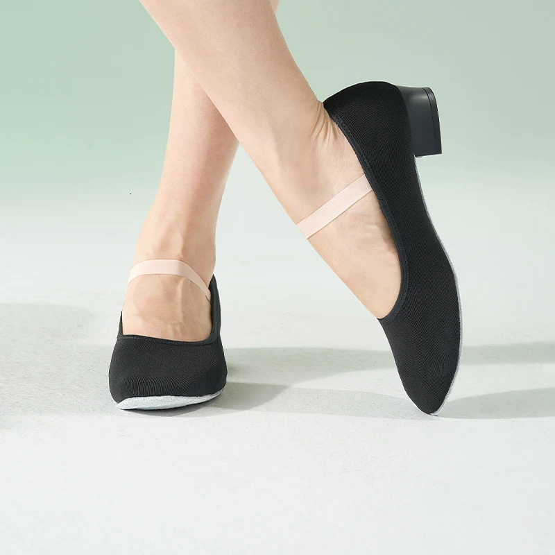 Ballet Shoes for Girls Dance Shoes for Woman Dancing Slippers Gymnastics Shoes Character Teacher Shoes High Heel Dancing Shoes 250613