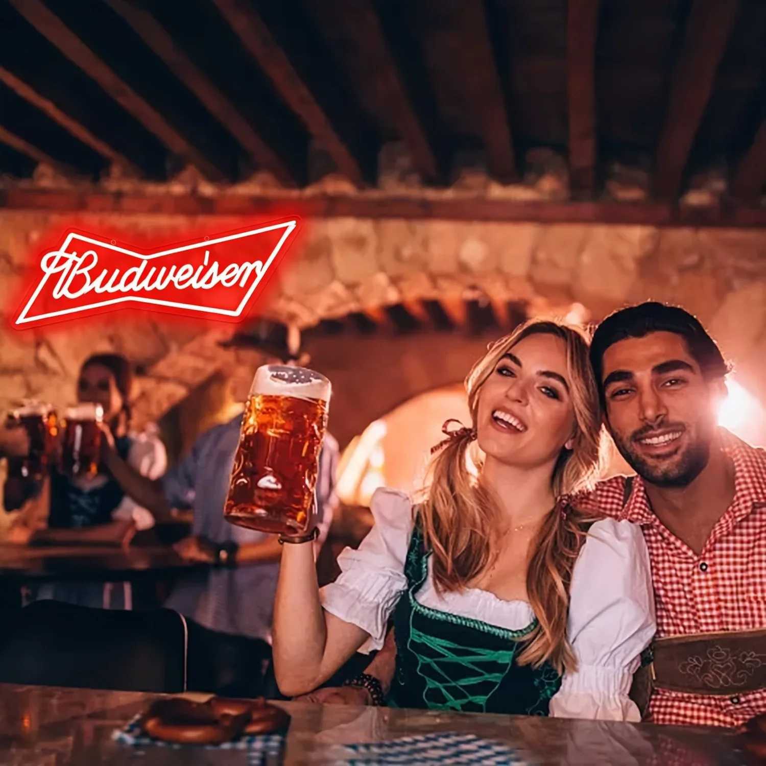 budweiser beer bar Neon Signs Bar Neon Beer Light Sign for Wall Decor for Man Cave Bedroom Shop Beer Club Pub Bistro Z250618