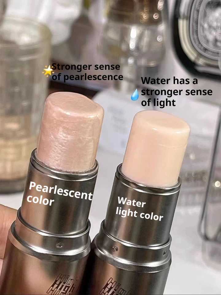 KAXIER High Gloss Stick Highlight Blush Water Light Shimmer Waterproof Sweatproof Face Contour Illuminator Brighten Rouge XJ250618