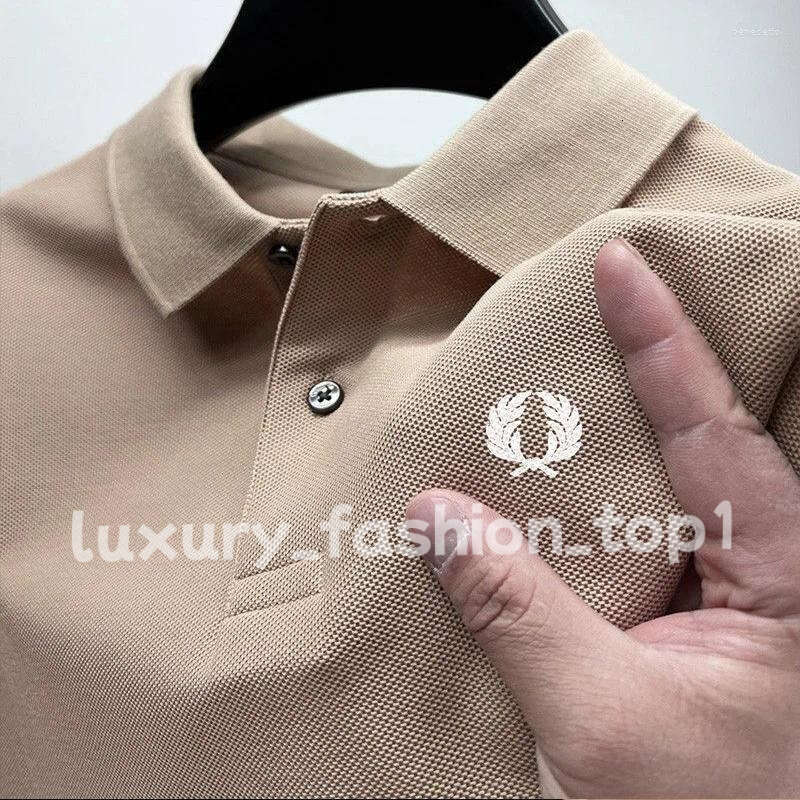 fredy perry polo Men's Polos Shirt Summer Quick Drying High Quality Designer Senior Business T-Shirt Breathable Sports Hiking Casual Classic Polo cbb