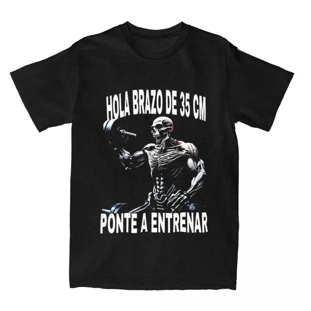 Men T-Shirt Gym Cotton Mens T Shirts Skulls Ponte Tops Casual Clothing