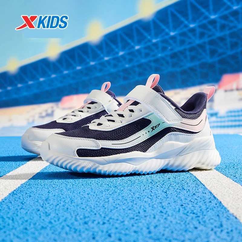 Xtep Childrens Sports Shoes Unisex 2025 Summer Mesh Breathable Non-slip Soft Sole Leisure Running Shoes 676414119475 Z250618