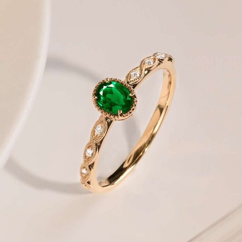 New High Imitation Natural Pink Tourmaline Korean and Japanese Light Luxury Niche Design Versatile Open Women's Ring