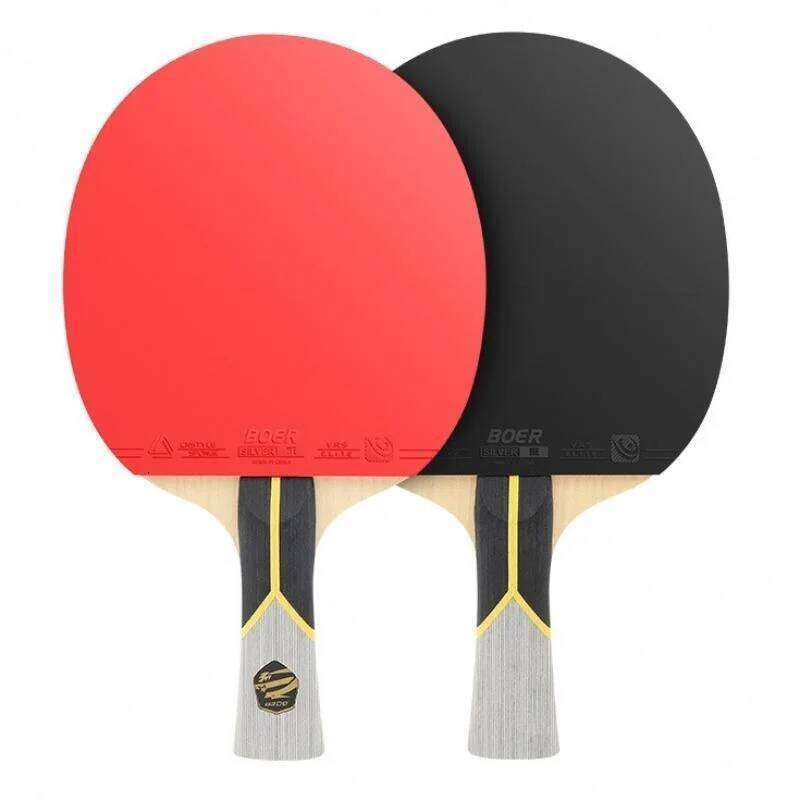 1Pcs Professional 9-Ply Wood Racket with Bag Offensive Table Tennis Paddle Ping Pong Palette