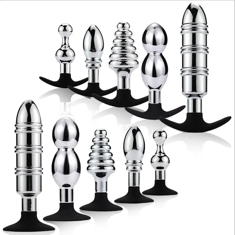 ANMOOEE Heavy Extra Large Anal Expansion Metal Anal Plug Dildo Stainless Steel Butt Plug Prostate Massage Adult Sex Toys 250617