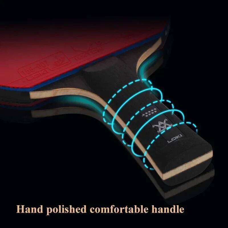 LOKI 9 Table Tennis Racket Professional 5+2 Carbon 6/7/8/9 Star Ping Pong Paddle Ultra Offensive with Sticky Rubbers