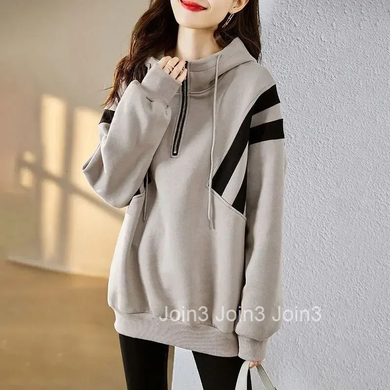 Spring and Autumn Woman Tops Cotton Hoodies Korean Fashion Hooded Sweatshirt for Women Cheap On Promotion Xxl E Popular Clothes