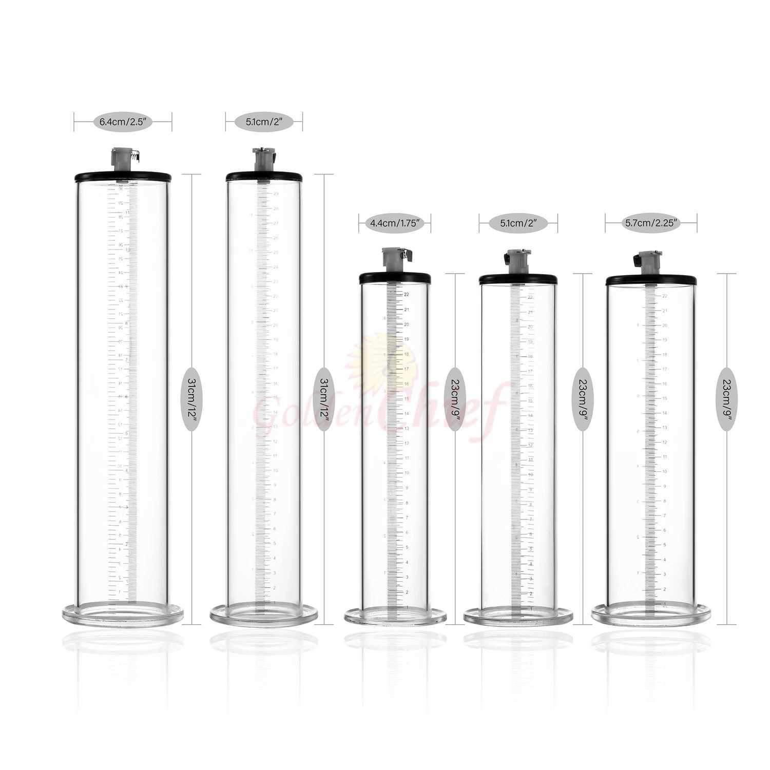 Acrylic Penis Pump Extender Enlarger Pene Growth Vacuum Male Penies Enlargement Extensor Adult Sex Tool for Men Complete Set W250618