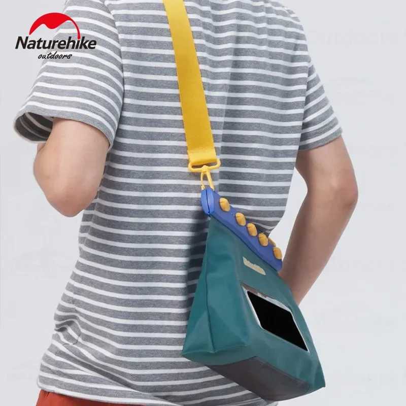 Naturehike IPX8 Waterproof Bag Large Size Swimming Diving Rafting Floating Shoder Dry Bag Beach Sport for Mobile Phe Pouch B250618