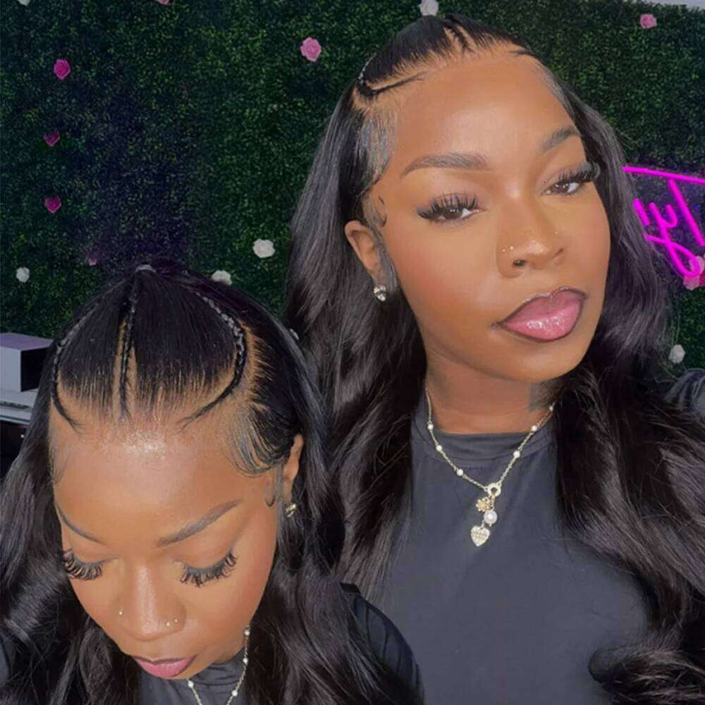 Body wave Glueless 100% Human Hair Ready To Wear 5x5 Frontal 6x4 Brazilian Closure Wig For Women Lace Front Wigs