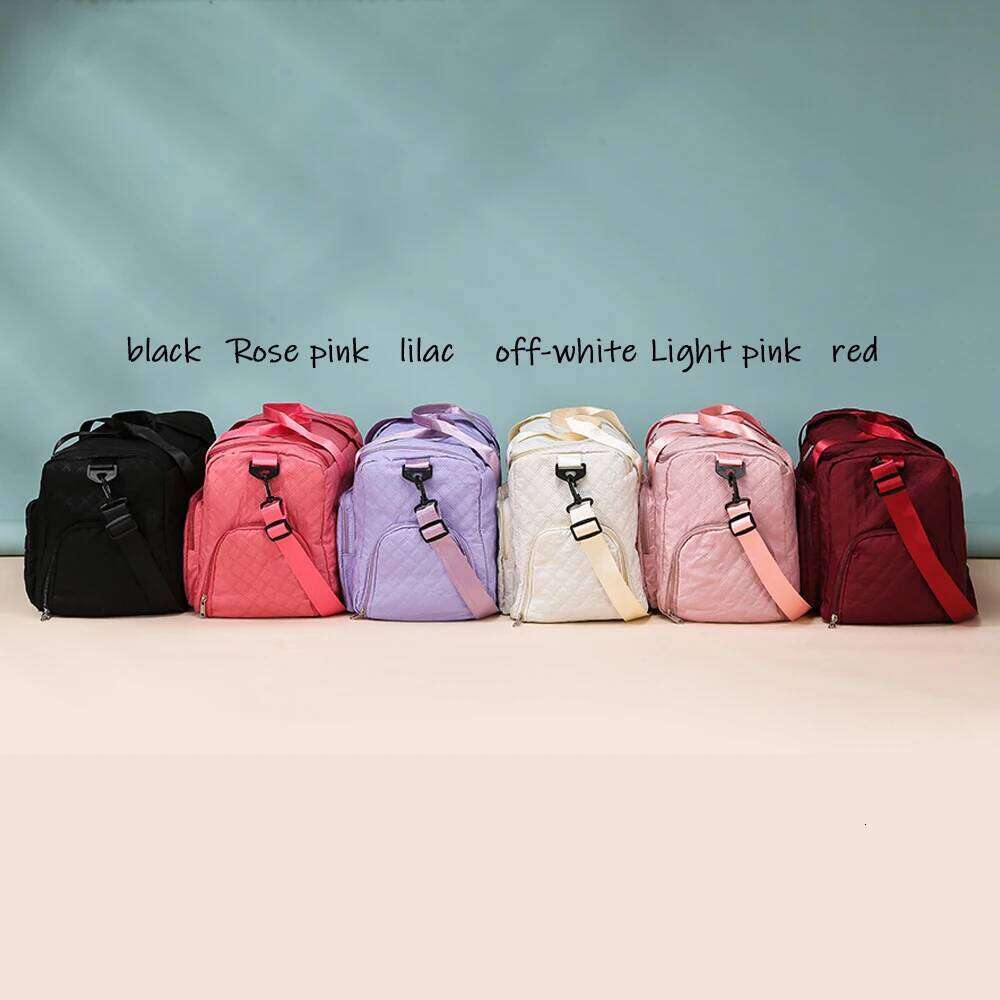 2pieces largecapacity womens maternity storage suitcase additional boarding sports fiess bag can be worn on one shoulder crossbody and water