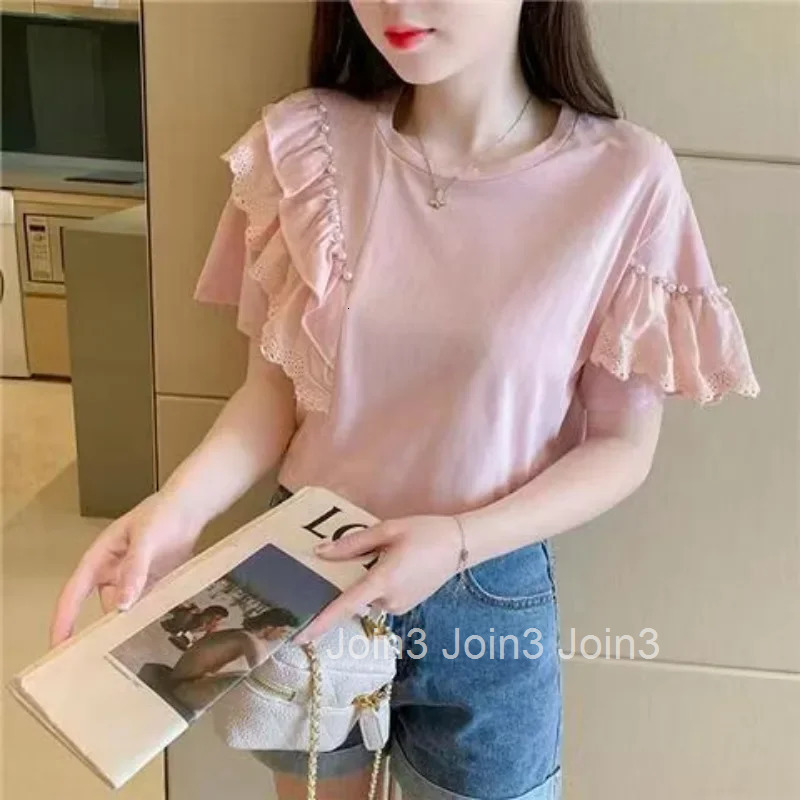 Summer Outfit Female Top Cotton Womens T-shirt Y2k Vintage Elegant Clothes Sale Korean Reviews Many Japanese Fashion Goth Style