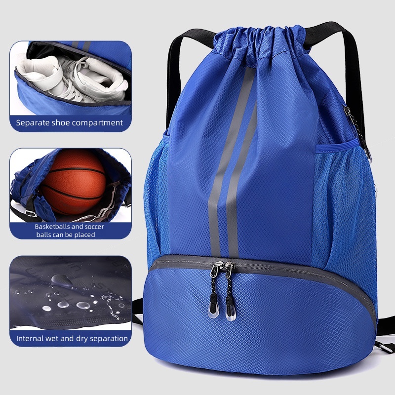 Tennis bag gym bags sports outdoors backpacks football basketball backpack badminton Racquet pack Lightweight Wet and dry separation multifunctional D