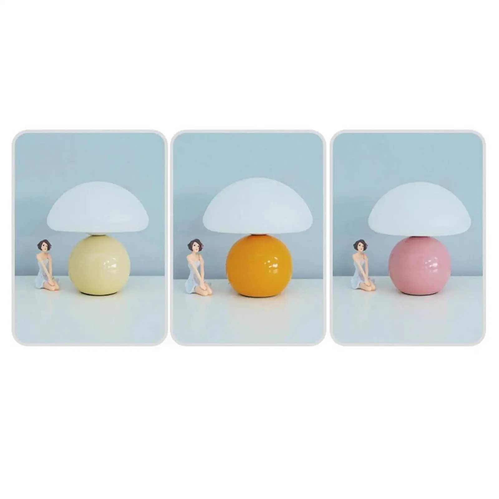 Mushroom Table Lamp Simple Decorative Night Stand Light for Restaurant Wedding Bar Reading Desk Lamp Office Home Decoration Z250618