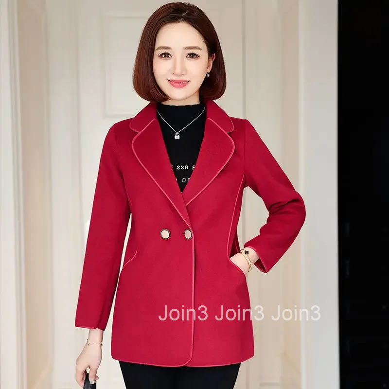 Short Womens Jackets Solid Color Loose Deals Elegant Sale Vintage Female Coat Luxury Harajuku Long Sleeve 2025 Trend Youthful