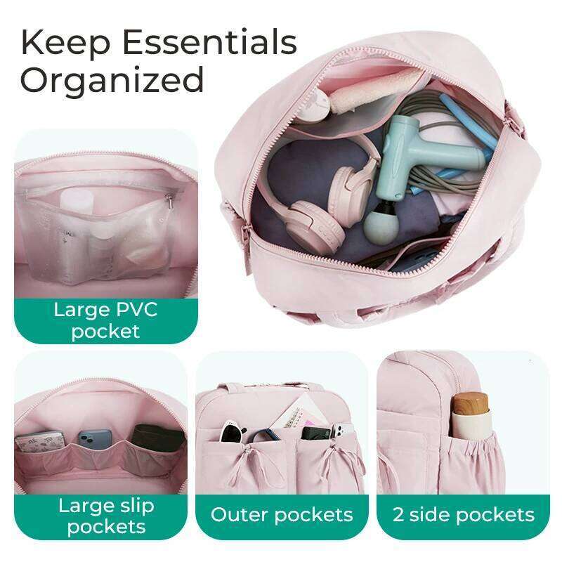 BAGSMART Boston For Women Duffel With Wet Pocket Waterproof Beach Weekender Shoulder Bag Carry On Travel Essentials