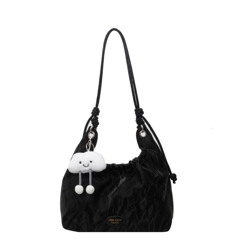 Free shipping designer Niche Underarm Bag for Women 2025 New Versatile Pleated Crossbody Bag Commuter Large Capacity Tote Bag