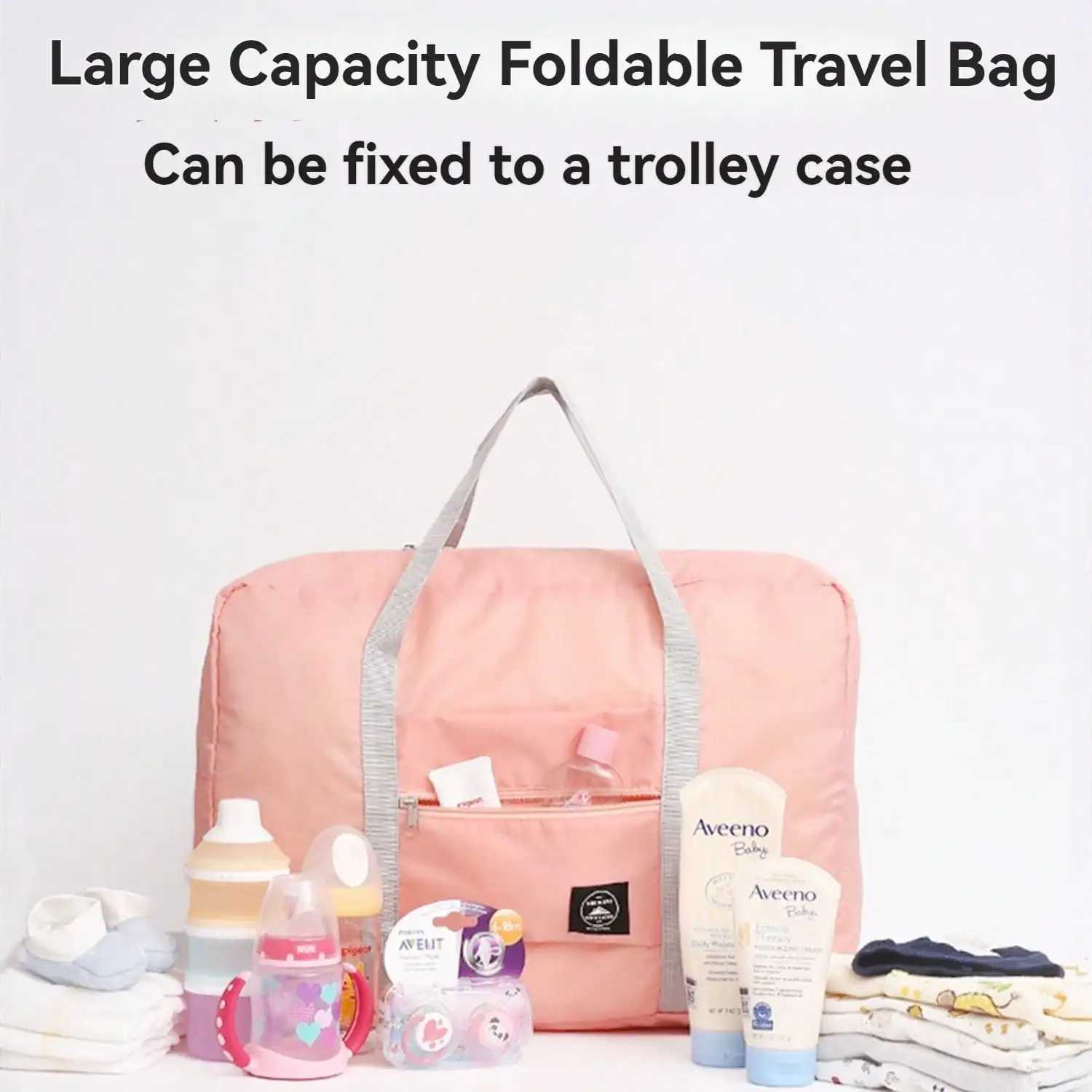 Foldable Travel Duffel Bag Tote Carry on Luggage Bag Personal Item Sports Gym Vacation Bag Waterproof Lightweight Weekender Duffle W250618