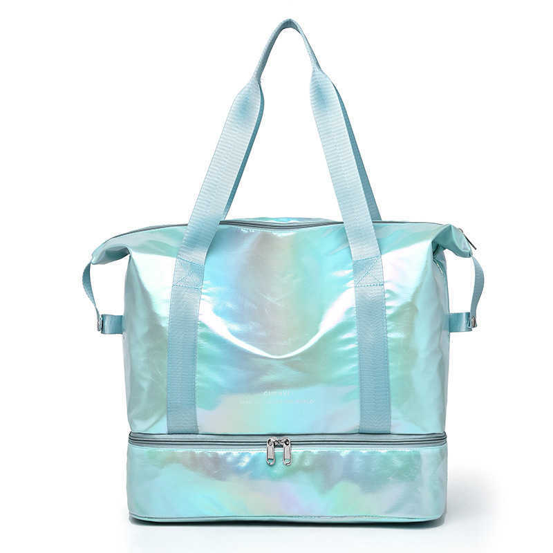 New Candy Color Travel Bag Large Capacity Independent Shoe Compartment Dry Wet Separation Storage Sports Yoga Fitness Bag