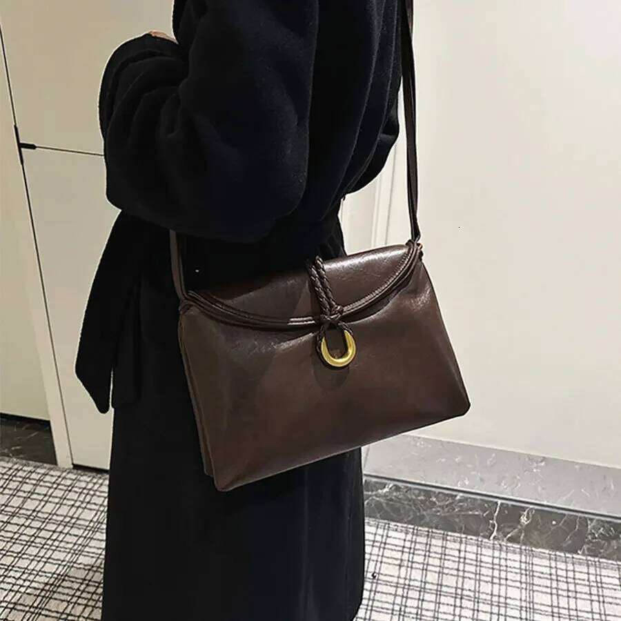 New Trend Women's Crossbody Bag Premium Leather Shoulder Handbags Ladies Messenger Purse Designer Gift Idea