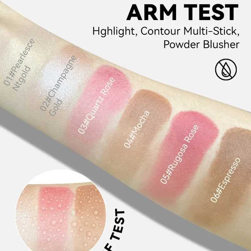 Makeup Face Contouring Bronzer Stick Multifunctional Highlighter Brightening Silkworm Blusher Rouge Cream Modify Concealer Pen XJ250618