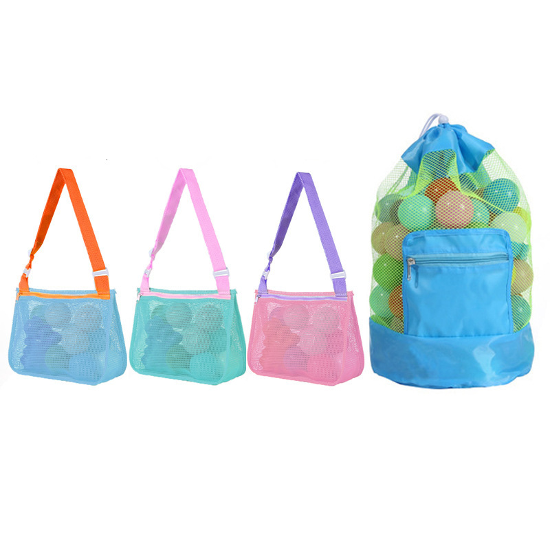 Swimwear Miscellaneous Organizer Single Shoulder Backpack Handheld Storage Beach Mesh Bag