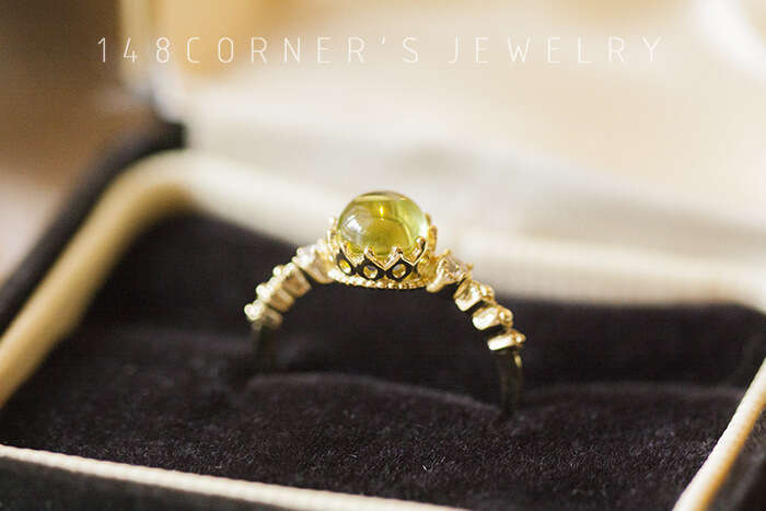 Same Style High-End Apple Green for Women, Unique Versatile Light Luxury Ring