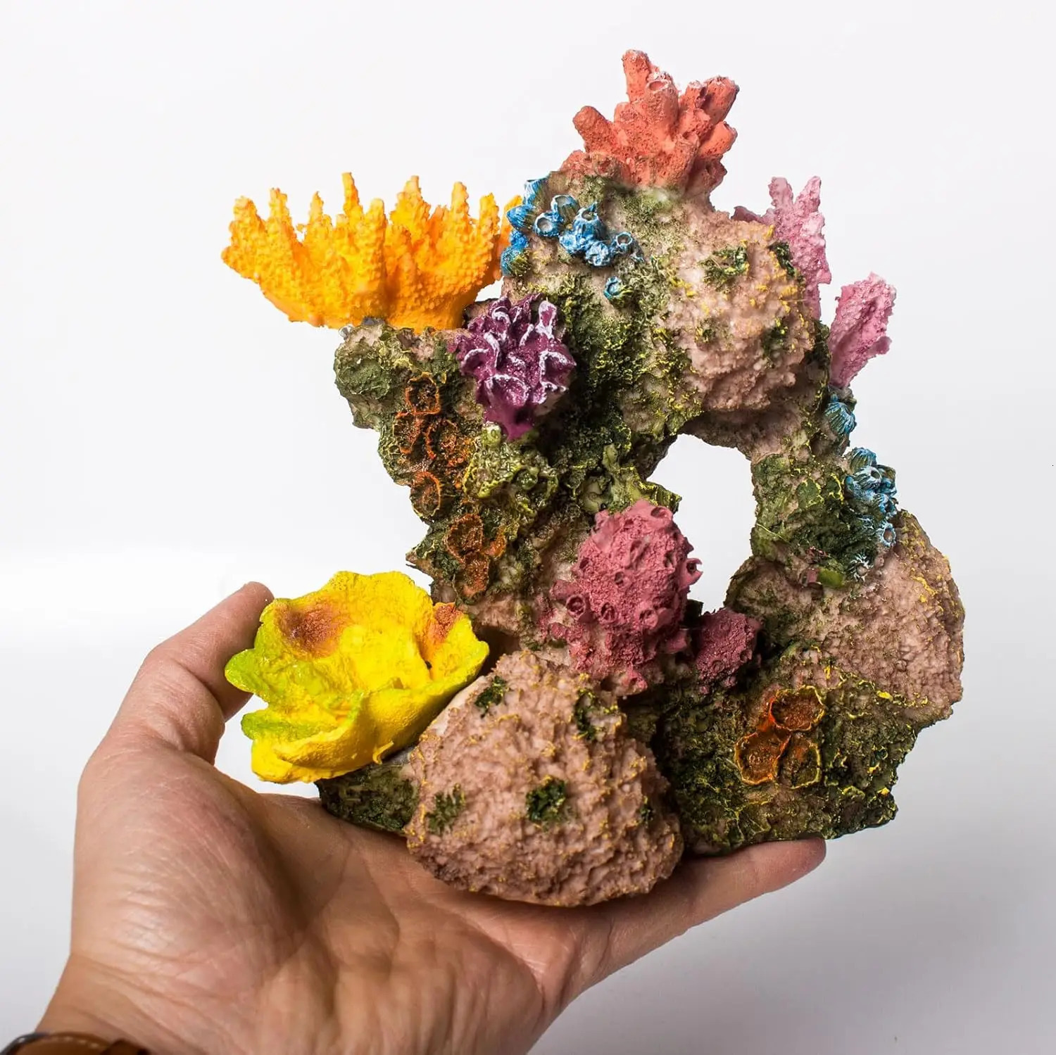 Artificial Coral Reef Fish Tank Ornament Resin Coral Underwater World Decoration Environments Aquarium Accessories Home Decor 250613