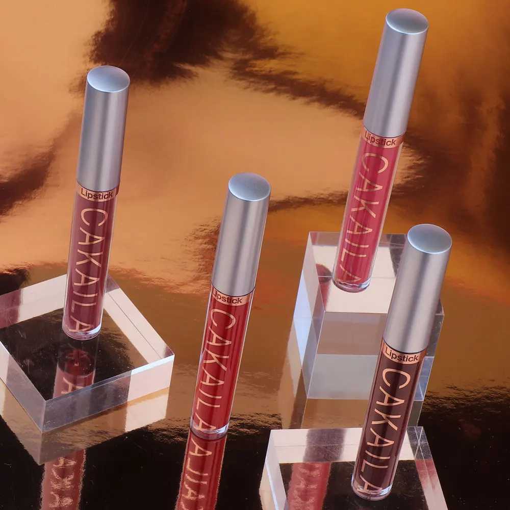 CAKAILA 6-Color Lip Gloss Lipstick Set Liquid Matte Velvet Matte Womens Makeup Long-lasting Waterproof Non-stick Cup Non-fade XJ250618