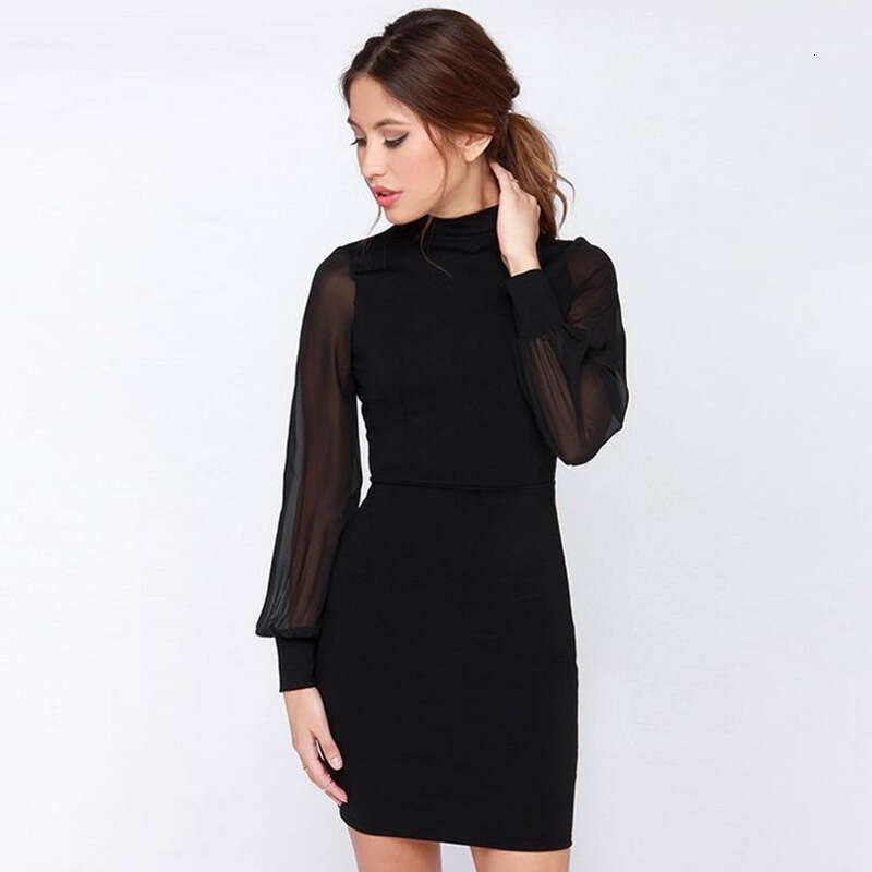Summer New Sexy Backless Bodycon Dress With Patchwork B5