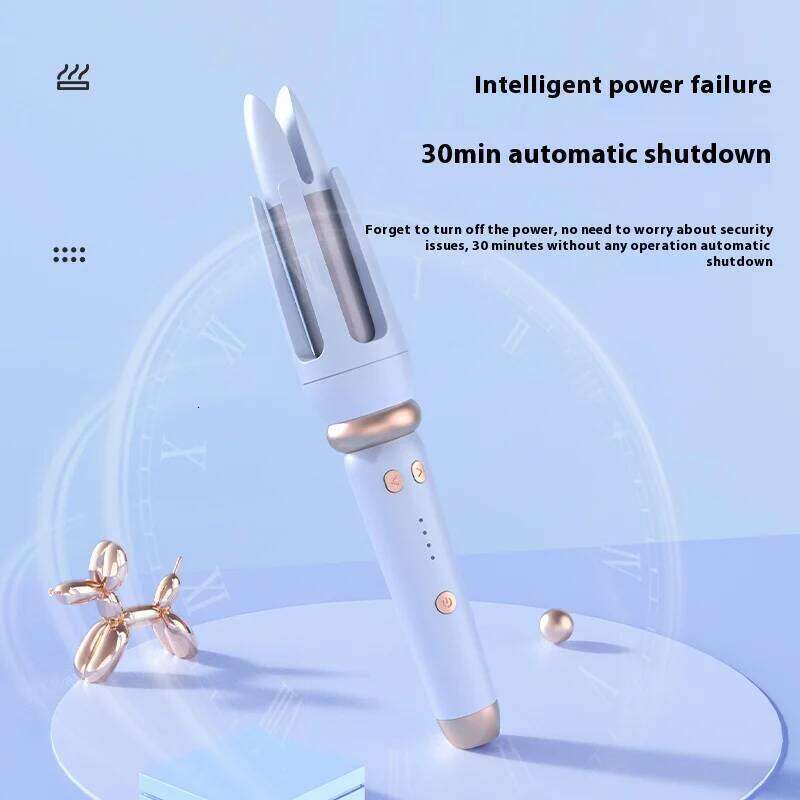 Automatic Curler 28mm Negative Ions Electric Ceramic Hair Stick Rotating Curl Waves Anti-Tangle Curling Iron Styler