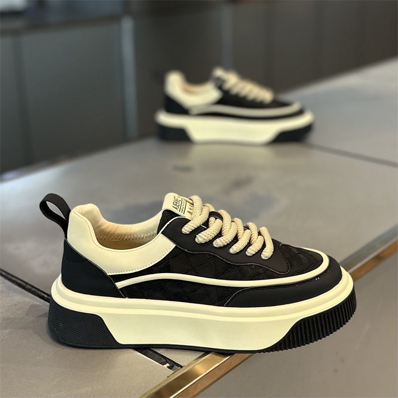 Designer Shoes 2025 Spring soft-soled men's shoes, casual, sporty, fashionable, versatile, light luxury, high and low top sneakers, free shipping