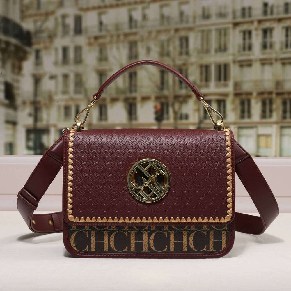 CH Solid Shoulder Dark Letter Emed Ladies Party Bag Exquisite Brand Fashion Design Handbag Classic