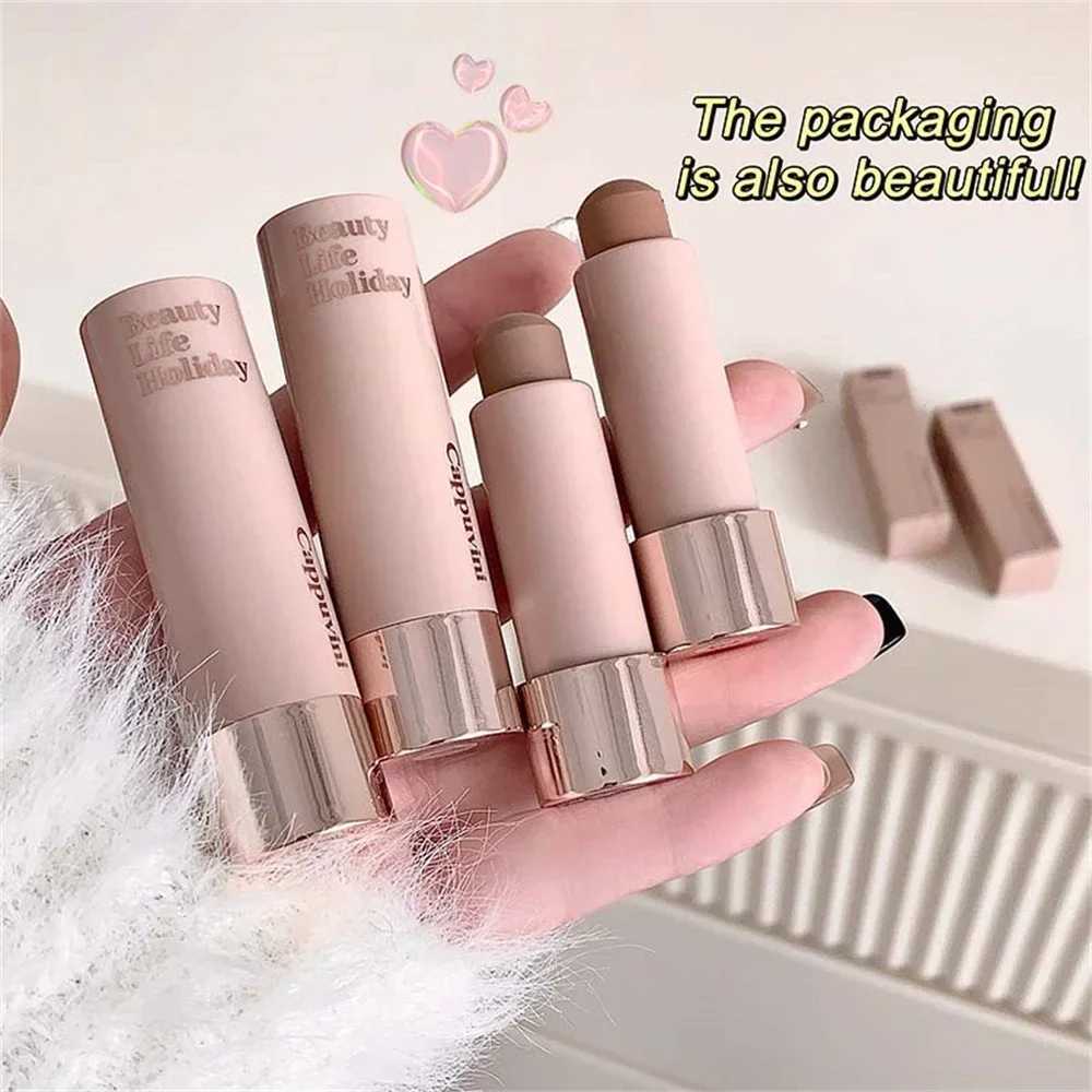 Moisturizing Matte Concealer Contour Stick Smooth Lasting 3D Nose Shadow Waterproof Face Highlight Brighten Contour Makeup XJ250618